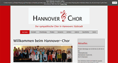 Desktop Screenshot of hannover-chor.de